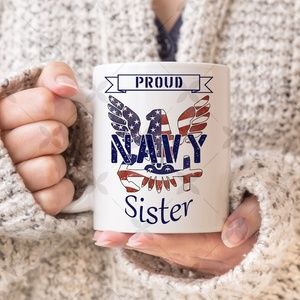 Proud Navy Sister Mug